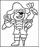 Coloring Pirate Girl Pages Printable Popular sketch template