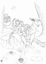 Coloring Frog Princess Lottie Pages Comments sketch template