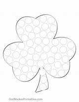 Coloring Dot Pages St Shamrock Patricks Kids Patrick Printables Marker Crafts Worksheets Preschoolers Printable Preschool Sheets Painting Activities March Toddlers sketch template