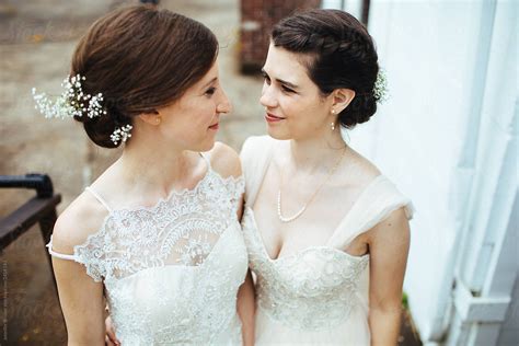 beautiful happy lesbian wedding by jennifer brister