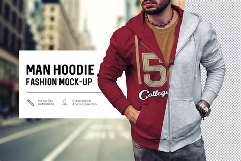 man hoodie fashion mock   apparel photoshop showcase mockups
