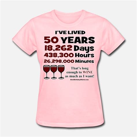 Shop Funny 50th Birthday T Shirts Online Spreadshirt