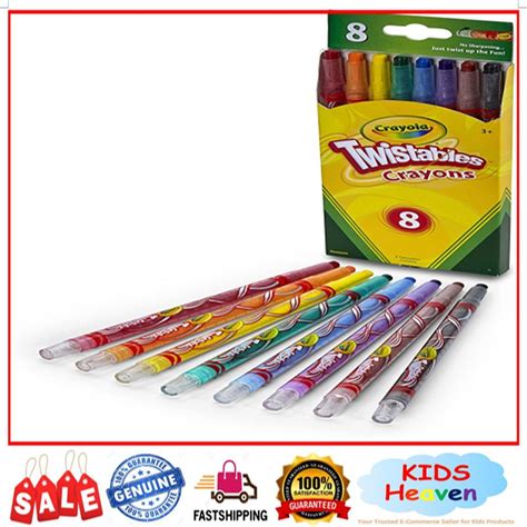 crayola twistables crayons ct mini twistables ct shopee malaysia