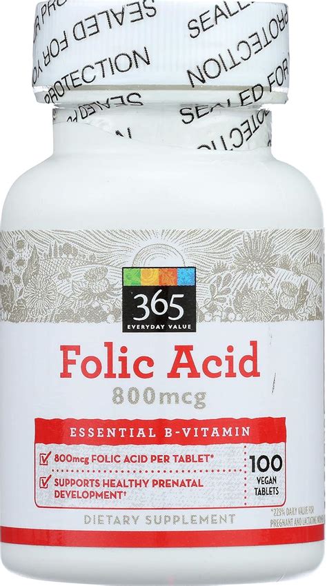 folic acid vitamin supplement   life