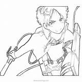 Levi Colossal Xcolorings Hange Zoe sketch template