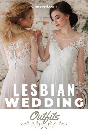 The Latest Wedding Fashion Lesbian Wedding Outfits ~ Oh My Veil