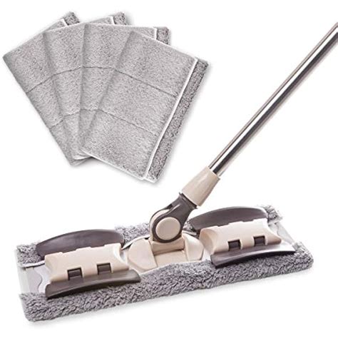 microfiber hardwood floor mop  washable reusable flat mops clothspads wet ebay