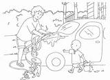 Car Wash Coloring Pages Caillou Father Printable Son Sheet Drawing Colouring Getdrawings Fun Bảng Chọn Color Getcolorings Print Fathers sketch template