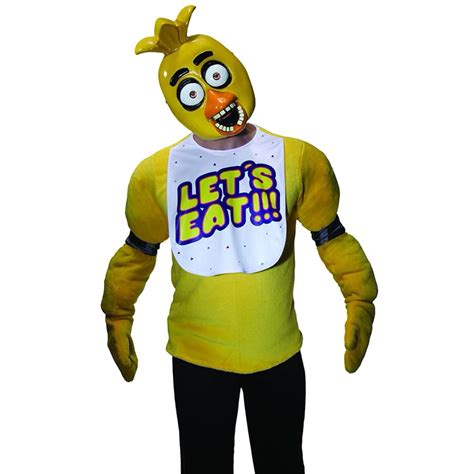 Five Nights At Freddy S Chica Costume Half Mask Adult