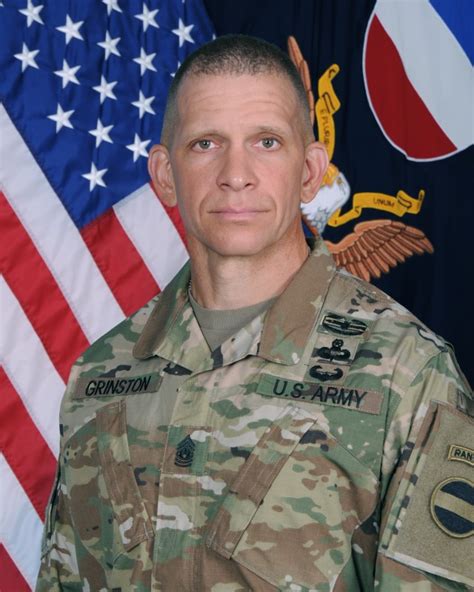 csm michael grinston selected   sergeant major   army