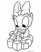 Baby Coloring Pages Daisy Disney Animal Babies Blocks Drawing Printable Duck Block Minnie Clipart Book Disneyclips Mickey Mouse Getdrawings Playing sketch template