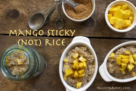 Mango Sticky Not Rice