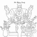 Addams Coloring Family Pages Printable Sheets Studyvillage Along Together sketch template
