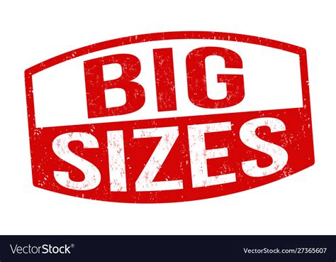 big size sign  stamp royalty  vector image