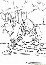 Shrek Donkey Coloring Pages Popular sketch template