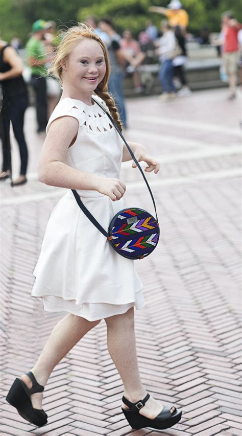 fashion shopping and style this model with down syndrome just got her own namesake handbag