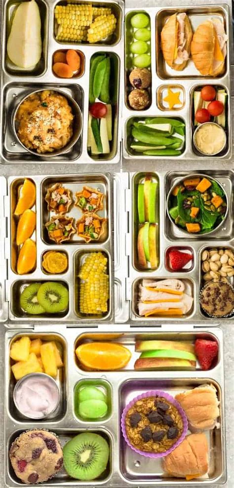 easy bento box lunches  fall healthy easy school lunch recipes