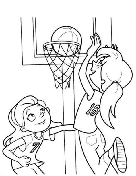 basketball coloring pages  printable