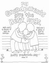 Grandparents Coloring Pages Happy Crafts Kids Activities Sheets Preschool Visit Cutest Books sketch template