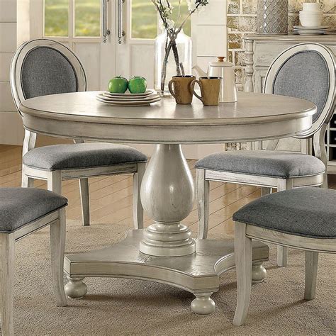 siobhan  dining table antique white furniture  america