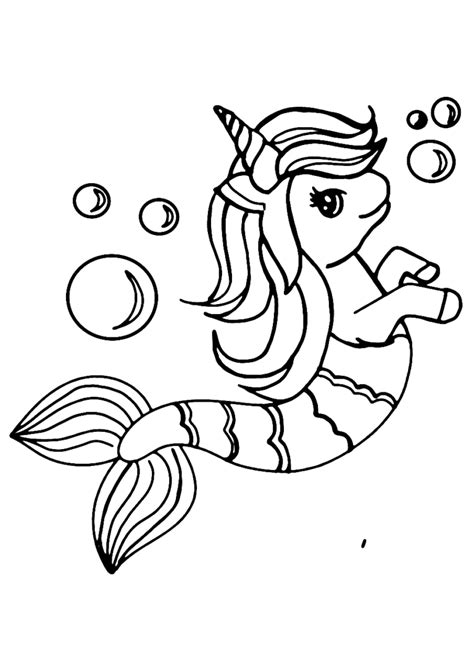 coloring page mermaid unicorn coloring pages unicorn printables