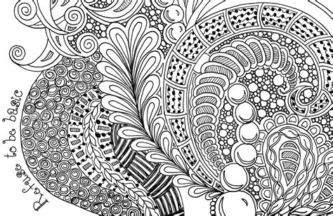 printable zentangle coloring pages  adults jellyfish