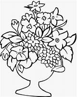 Flower Mewarnai Bunga Floreros Printables Matahari Tulip Mawar Bestcoloringpagesforkids Melati Malvorlagen Blumenvase Malvorlage sketch template