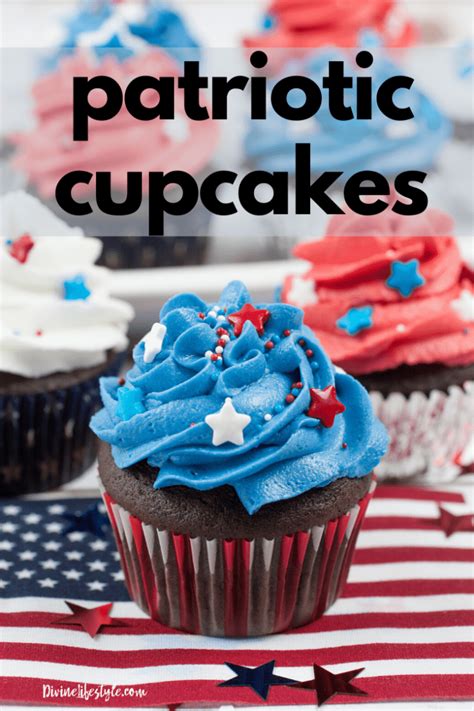 july 4th cupcakes recipe patriotic treats divine lifestyle