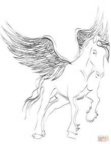 pegasus coloring page  printable coloring pages