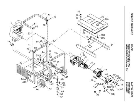 coleman powermate maxa  er parts diagram diagram board