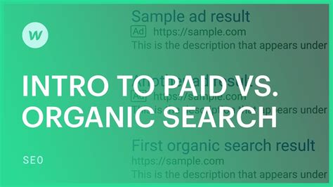 search works paid  organic search traffic seo tutorial youtube
