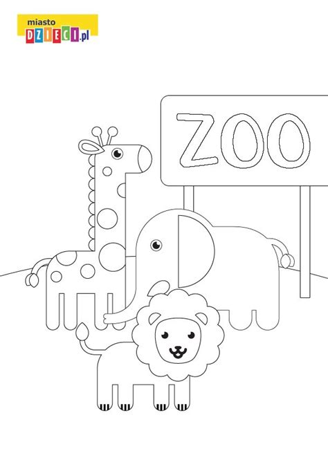 kolorowanki  druku zoo