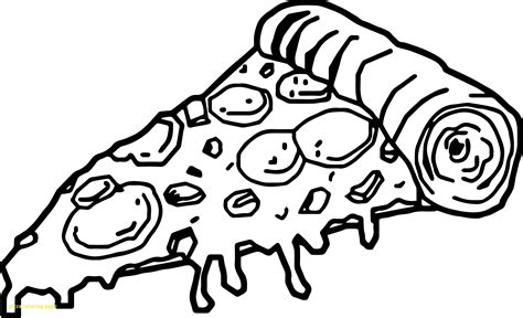 pizza coloring pages printable  getdrawings