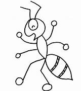 Ant Hormigas Ants Formiga Colorir Hormiga Bestcoloringpagesforkids Faciles Desenhos Formigas Laminas Coloringcity Jelitaf sketch template