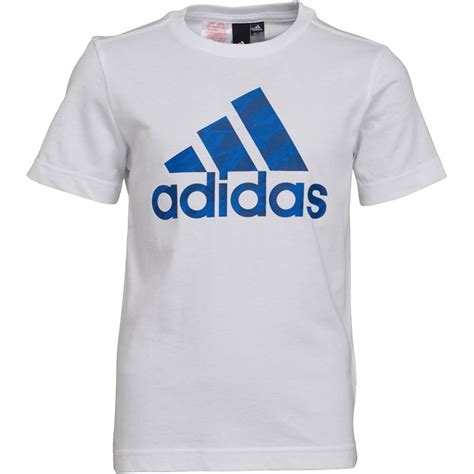 buy adidas boys badge  sport  shirt white