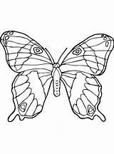 Butterflies Coloring Kids Pages Fun Vlinders Vlinder sketch template