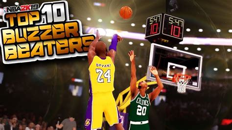 nba 2k19 top 10 buzzer beaters and clutch comeback plays of the week 9 youtube
