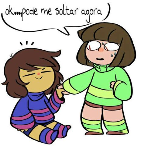 comic charisk chara x frisk undertale brasil amino