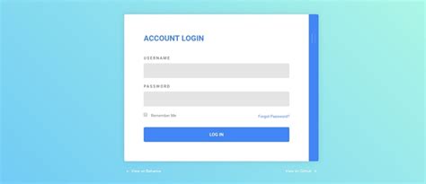 Bootstrap Login Form Examples And Tutorial
