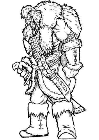 viking warrior coloring page  printable coloring pages