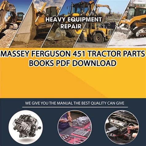 massey ferguson  tractor parts books   service manual repair manual