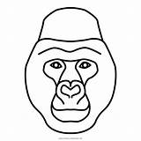 Gorilla Gorila Monkey Ultracoloringpages sketch template