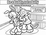 Bullying Buddy Bully Colouring sketch template