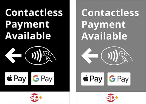 contactless payment sp signs