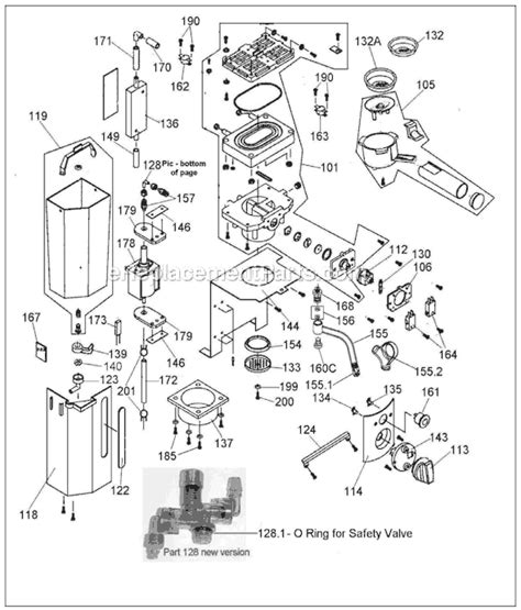 breville espxl parts list  diagram ereplacementpartscom