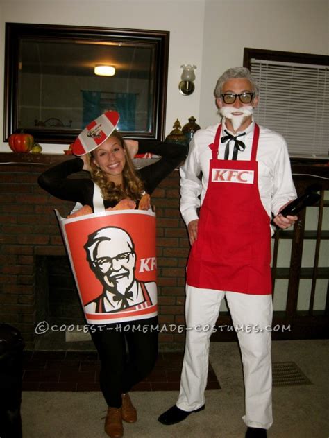 coolest colonel sanders and bucket of fried chicken