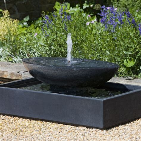 outdoor extravagant modern outdoor fountain  enhancing  gardens beauty garden