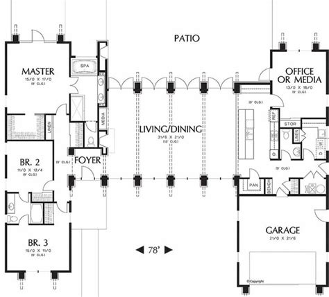 style floor plans google search   mid century modern house plans modern house floor
