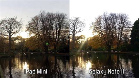 ipad mini  galaxy note  video camera test comparison youtube