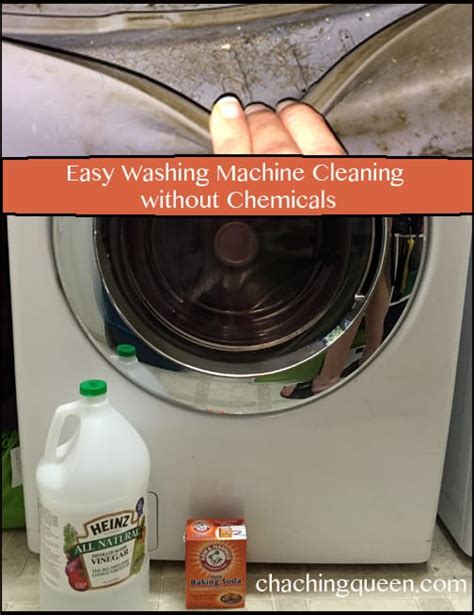 clean washing machines  baking soda vinegar front load